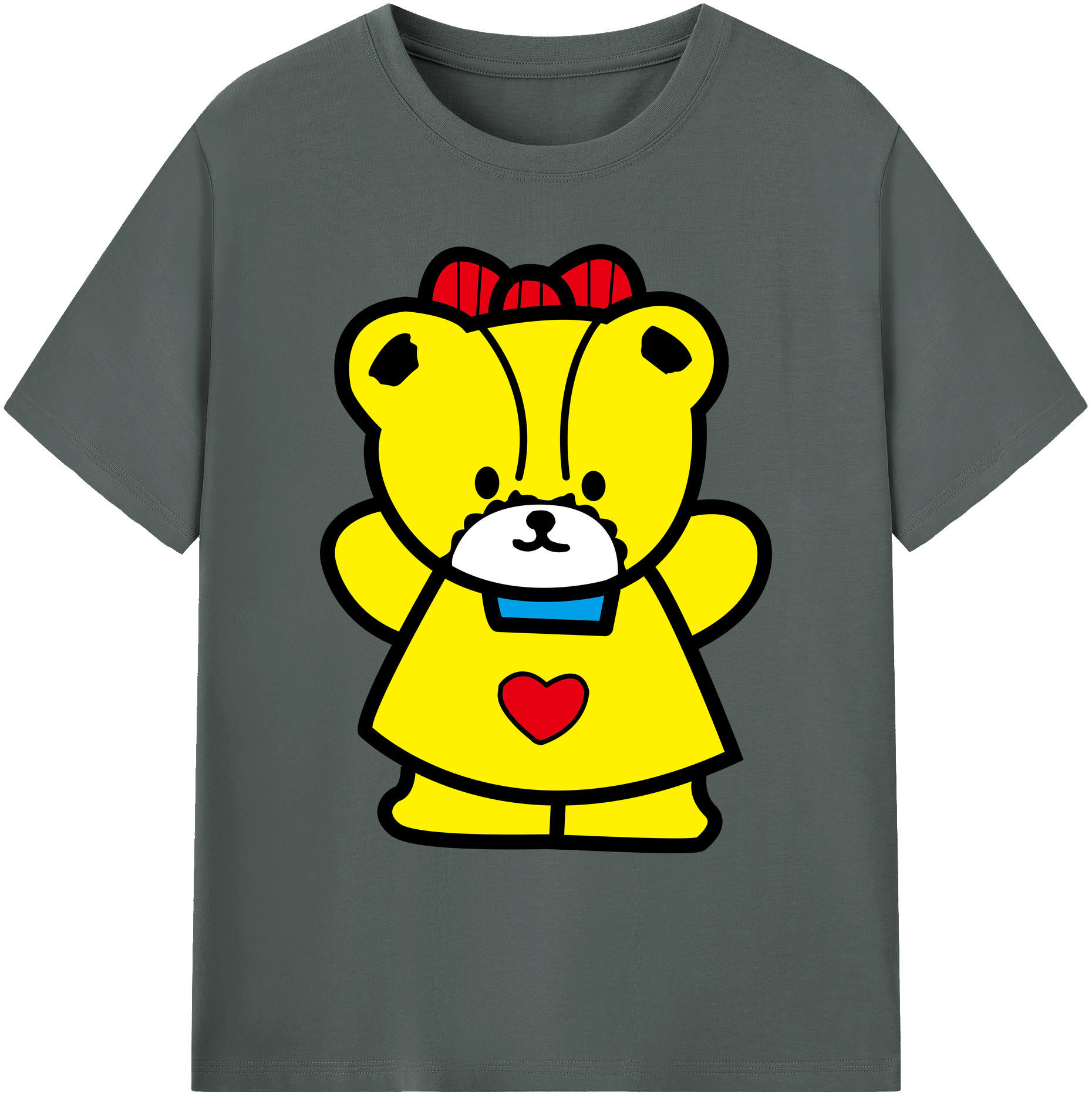 （画像用） Hello Kitty ハローキティ 綿100％ メンズ半袖Tシャツ｜肌触りやわらか＆通気性